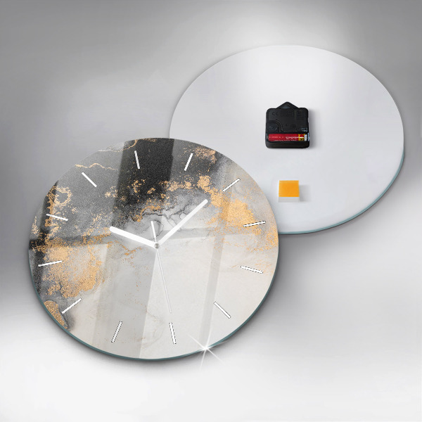 Kerek fali üvegóra Művészi márvány