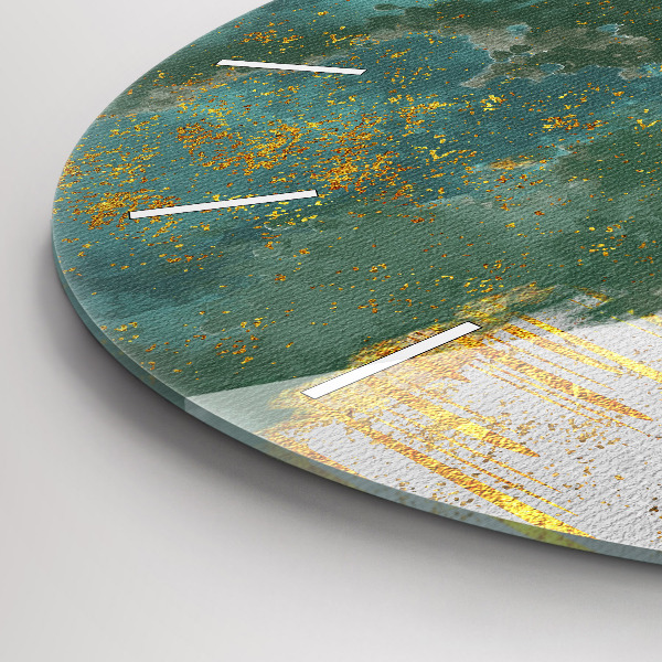 Kerek fali üvegóra Dekoratív minta