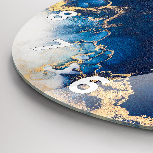 Kerek fali üvegóra Márvány minta