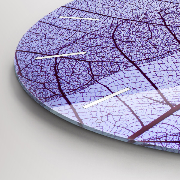 Kerek fali üvegóra Levelek – természet