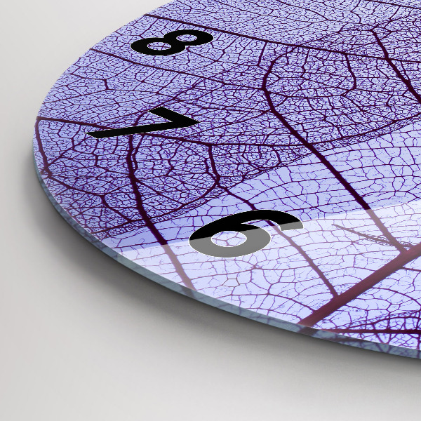 Kerek fali üvegóra Levelek – természet