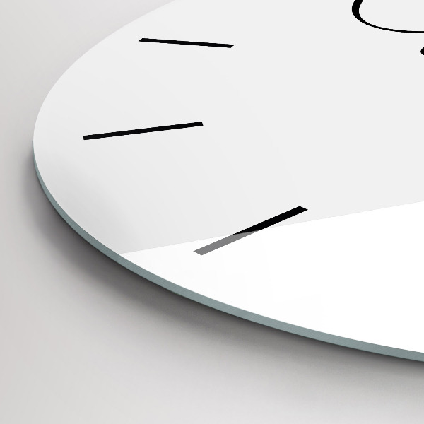 Kerek fali üvegóra Utazási felirat