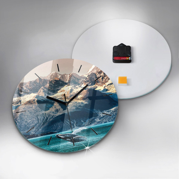 Kerek fali üvegóra Bálnavíz