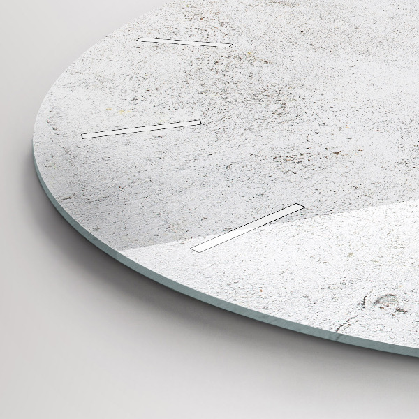 Kerek fali üvegóra Minimalista olajbogyó