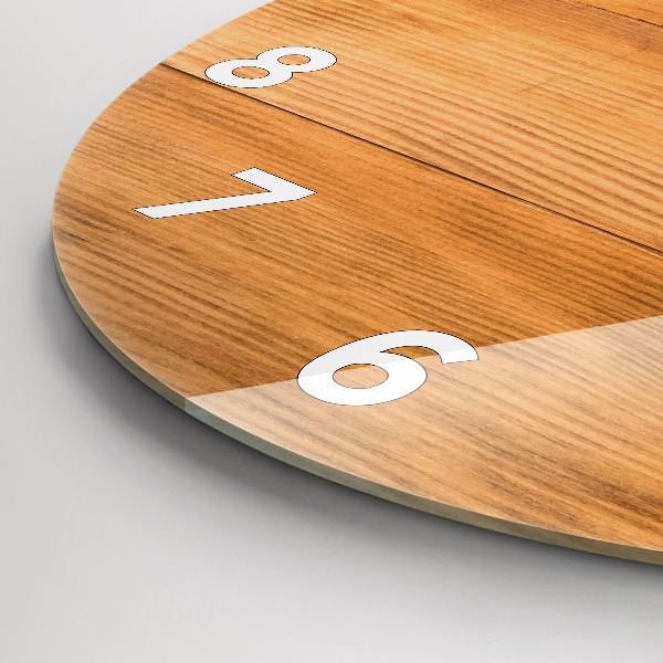 Kerek fali üvegóra Fa táblák