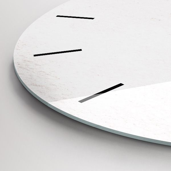 Kerek fali üvegóra Dekoratív minta