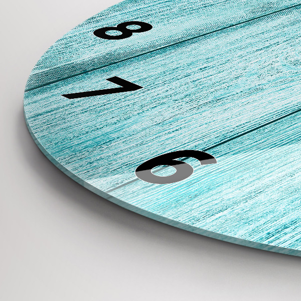 Kerek fali üvegóra Kék régi fa