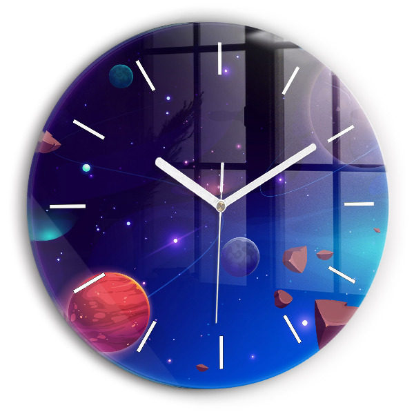 Kerek fali üvegóra Bolygók galaxis