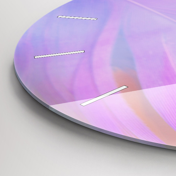 Kerek fali üvegóra Színes tollak