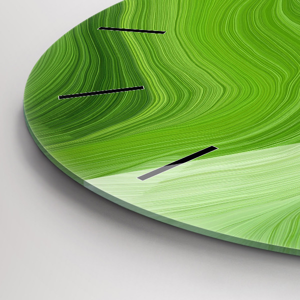 Kerek fali üvegóra Modern hullámok