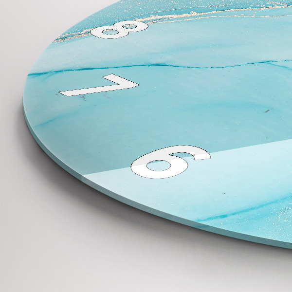 Kerek fali üvegóra Dekoratív márvány