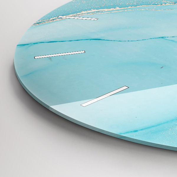 Kerek fali üvegóra Dekoratív márvány