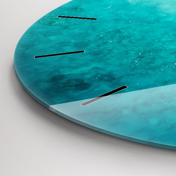 Kerek fali üvegóra Tengerparti homok