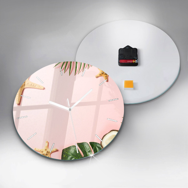 Kerek fali üvegóra Nyári hangulat