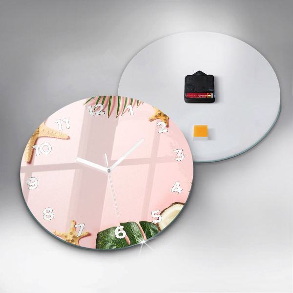 Kerek fali üvegóra Nyári hangulat