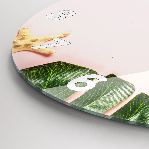 Kerek fali üvegóra Nyári hangulat