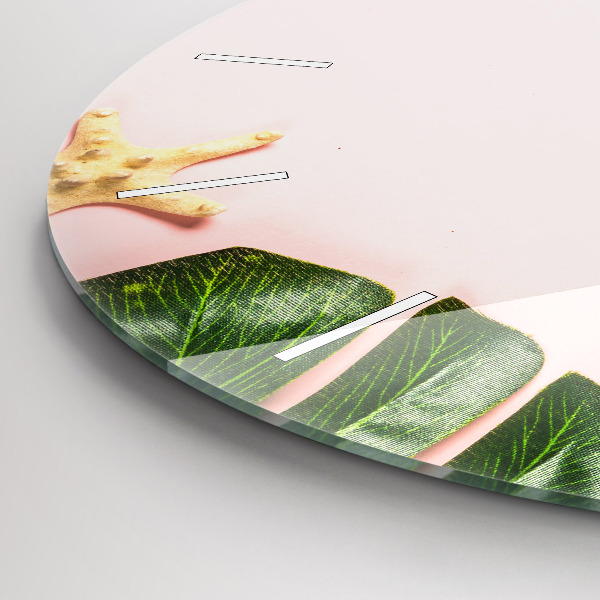 Kerek fali üvegóra Nyári hangulat