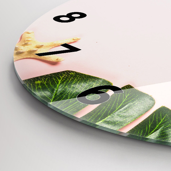 Kerek fali üvegóra Nyári hangulat