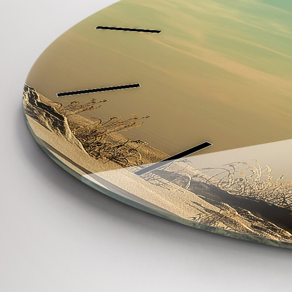 Kerek fali üvegóra Elefánt a fán