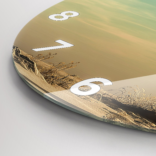 Kerek fali üvegóra Elefánt a fán