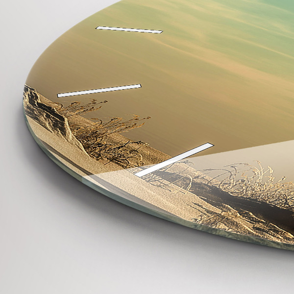 Kerek fali üvegóra Elefánt a fán