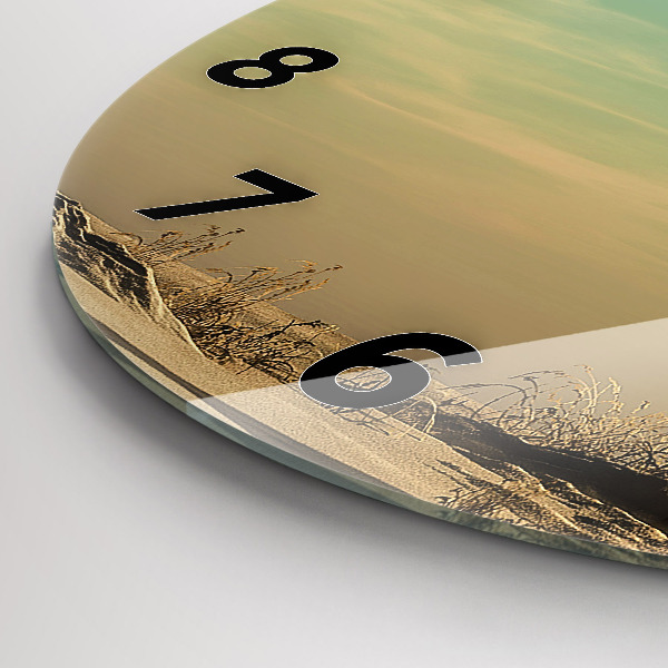 Kerek fali üvegóra Elefánt a fán