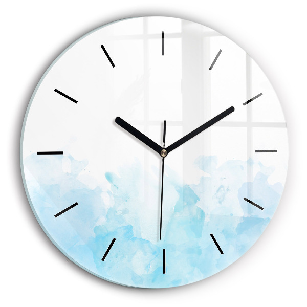 Kerek fali üvegóra Festett foltok