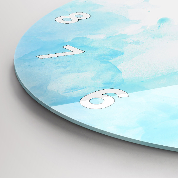 Kerek fali üvegóra Festett foltok