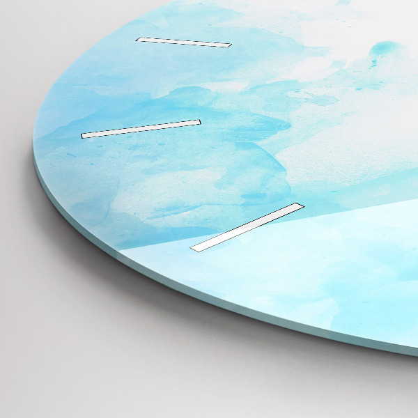 Kerek fali üvegóra Festett foltok