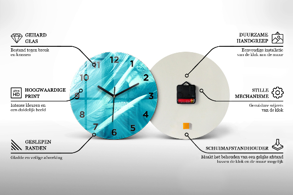 Kerek fali üvegóra Tejút és a hegyek