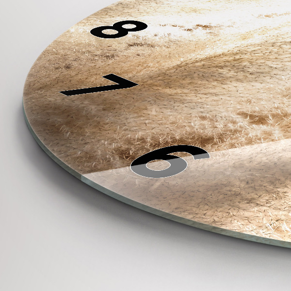 Kerek fali üvegóra Kalászok