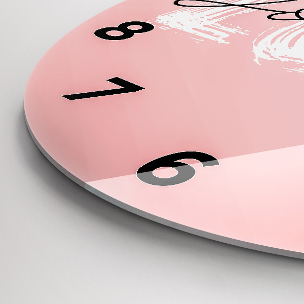 Kerek fali üvegóra Szeresd magad felirat