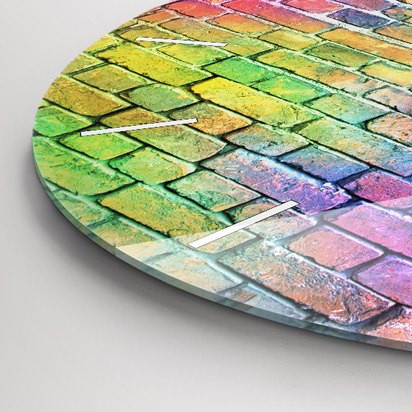 Kerek fali üvegóra Festett fal