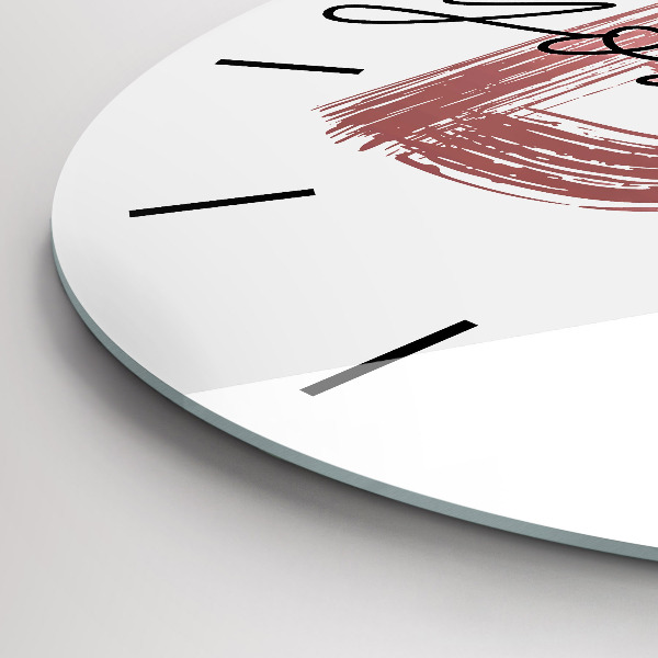 Kerek fali üvegóra A Légy önmagad felirat