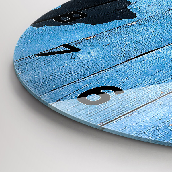 Kerek fali üvegóra Világtérkép táblákon