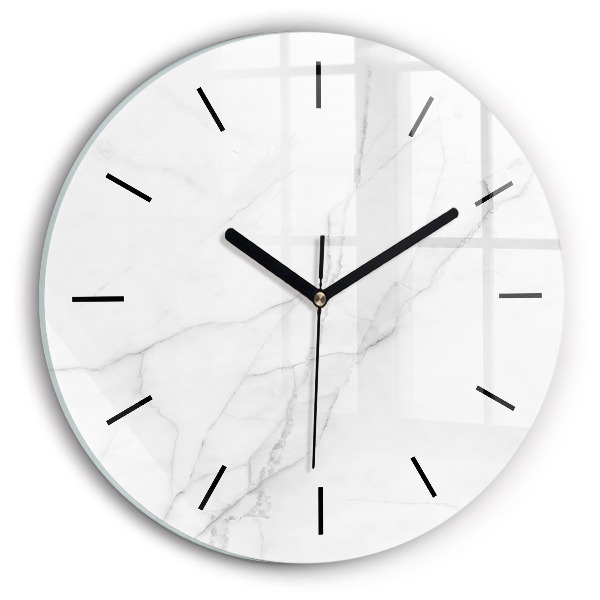 Kerek fali üvegóra Dekoratív márvány