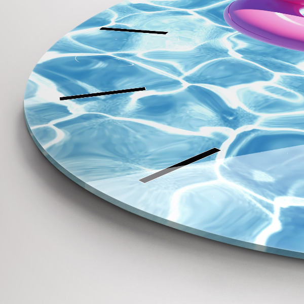 Kerek fali üvegóra Flamingó felfújható