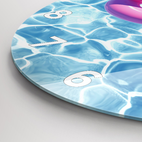 Kerek fali üvegóra Flamingó felfújható