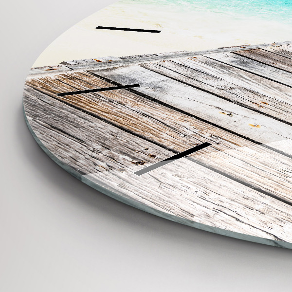 Kerek fali üvegóra Trópusi sziget