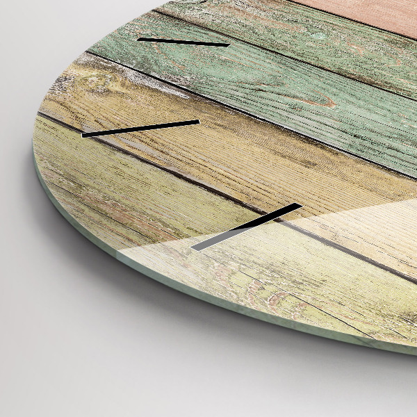 Kerek fali üvegóra Színes táblák