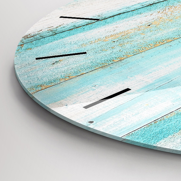 Kerek fali üvegóra Kék táblák