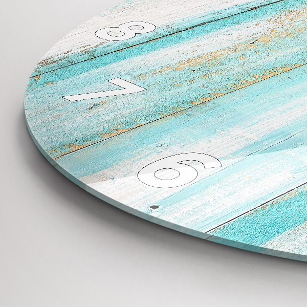 Kerek fali üvegóra Kék táblák