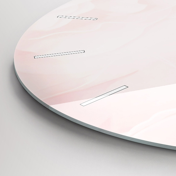 Kerek fali üvegóra Virágzó rózsák