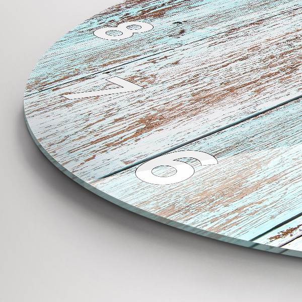 Kerek fali üvegóra Pasztell fa