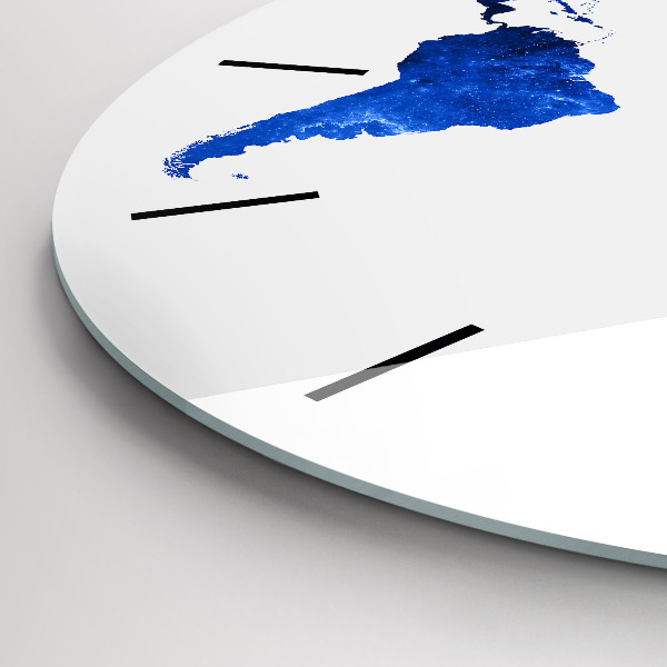 Kerek fali üvegóra Űr világtérkép