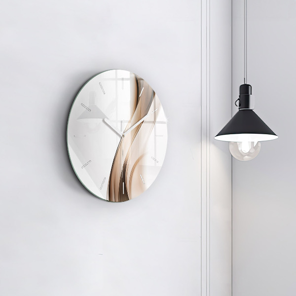 Kerek fali üvegóra Absztrakciós vonal