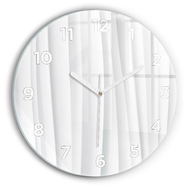 Kerek fali üvegóra Hullámok textúrája