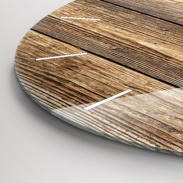 Kerek fali üvegóra Fa táblák