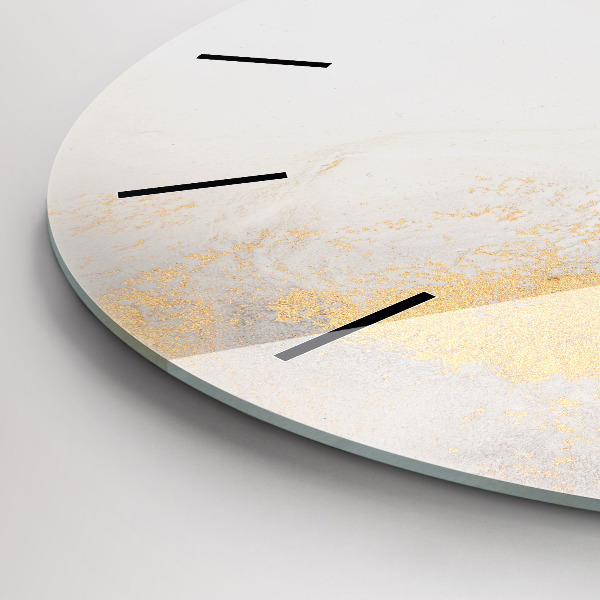 Kerek fali üvegóra Művészi márvány