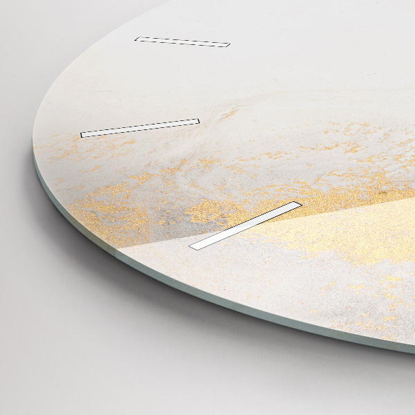 Kerek fali üvegóra Művészi márvány